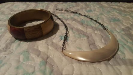 Bracelet & earing set