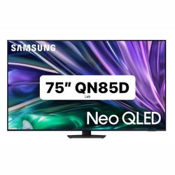 SAMSUNG 75-Inch Class Neo QLED 4K QN85D Series Neo Quantum HDR+, Dolby Atmos, Object Tracking Sound+, Gaming Hub, Q-Symphony, Smart TV with Alexa Buil