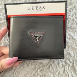 Guess Black Bifold Men’s Wallet. New