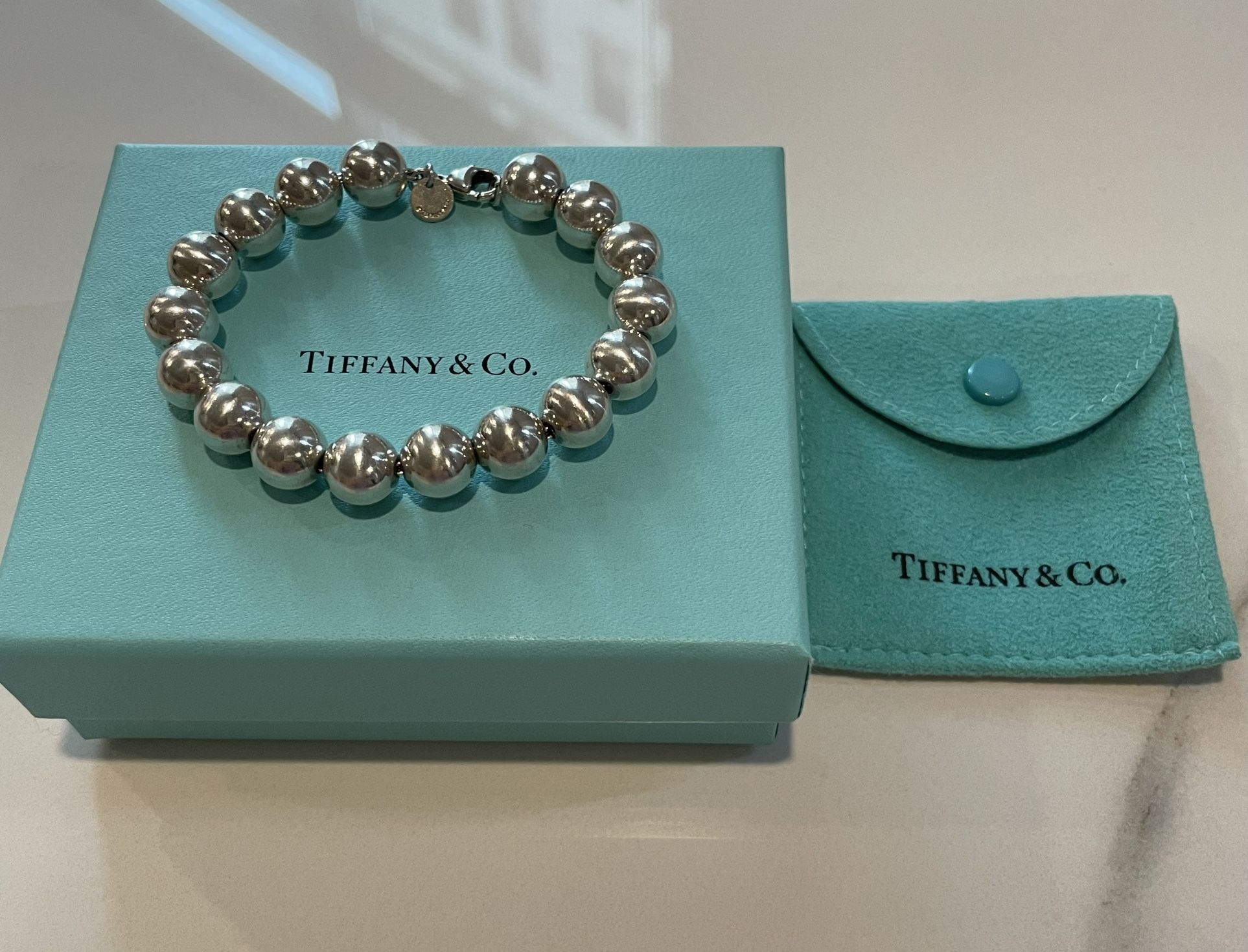 Tiffany & Co. Ball Bracelet In Silver 10 mm