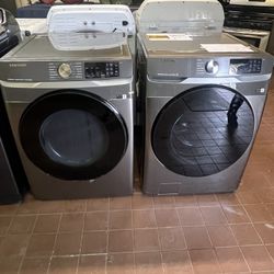 Samsung washer and dryer.  New