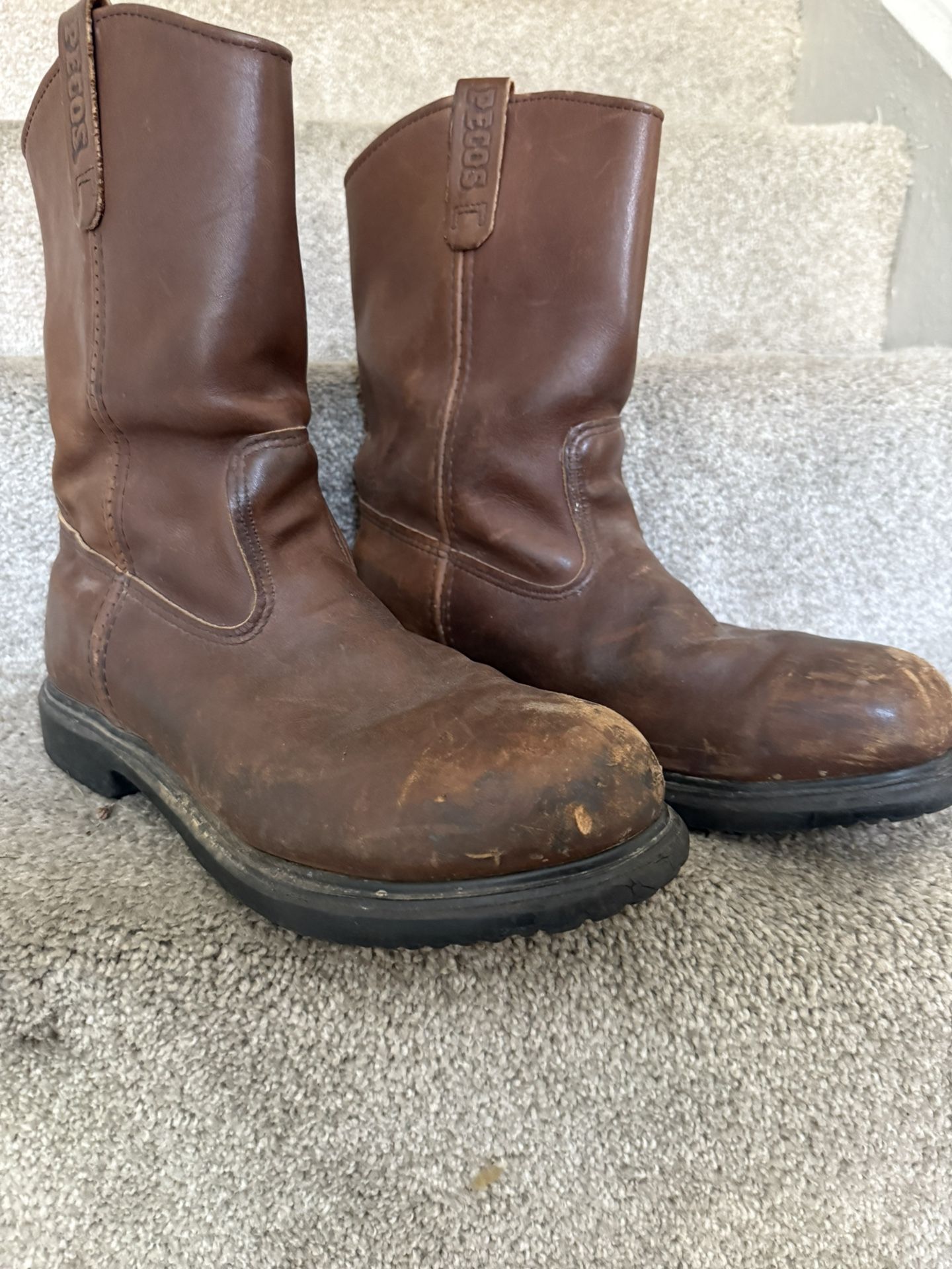 Red Wing Pecos Work Boots Size 11.5 D – Made in USA