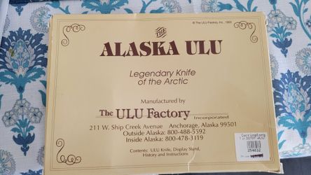 Alaskan Knife