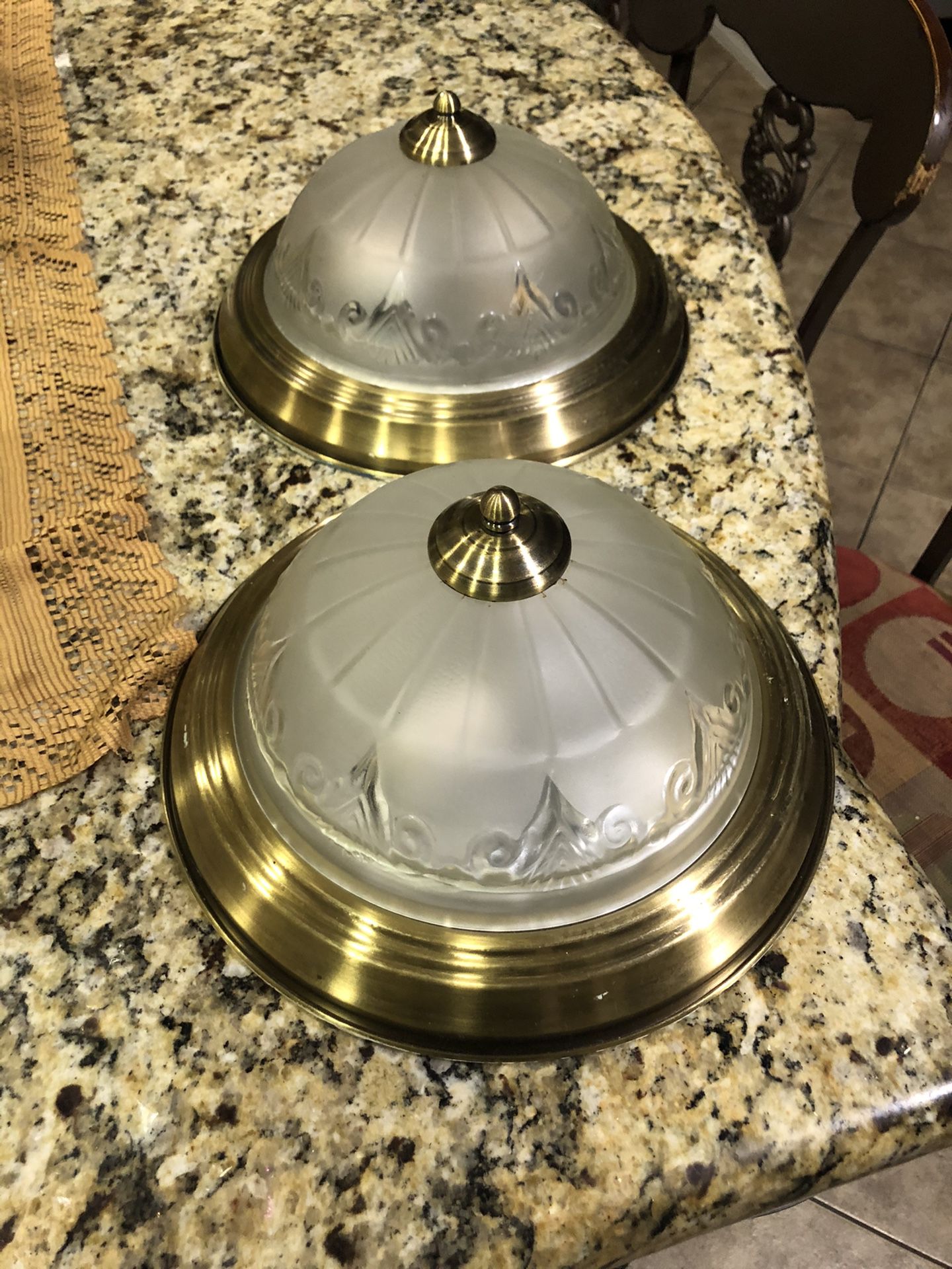 Two Nice Beautiful Ceilings Lamps