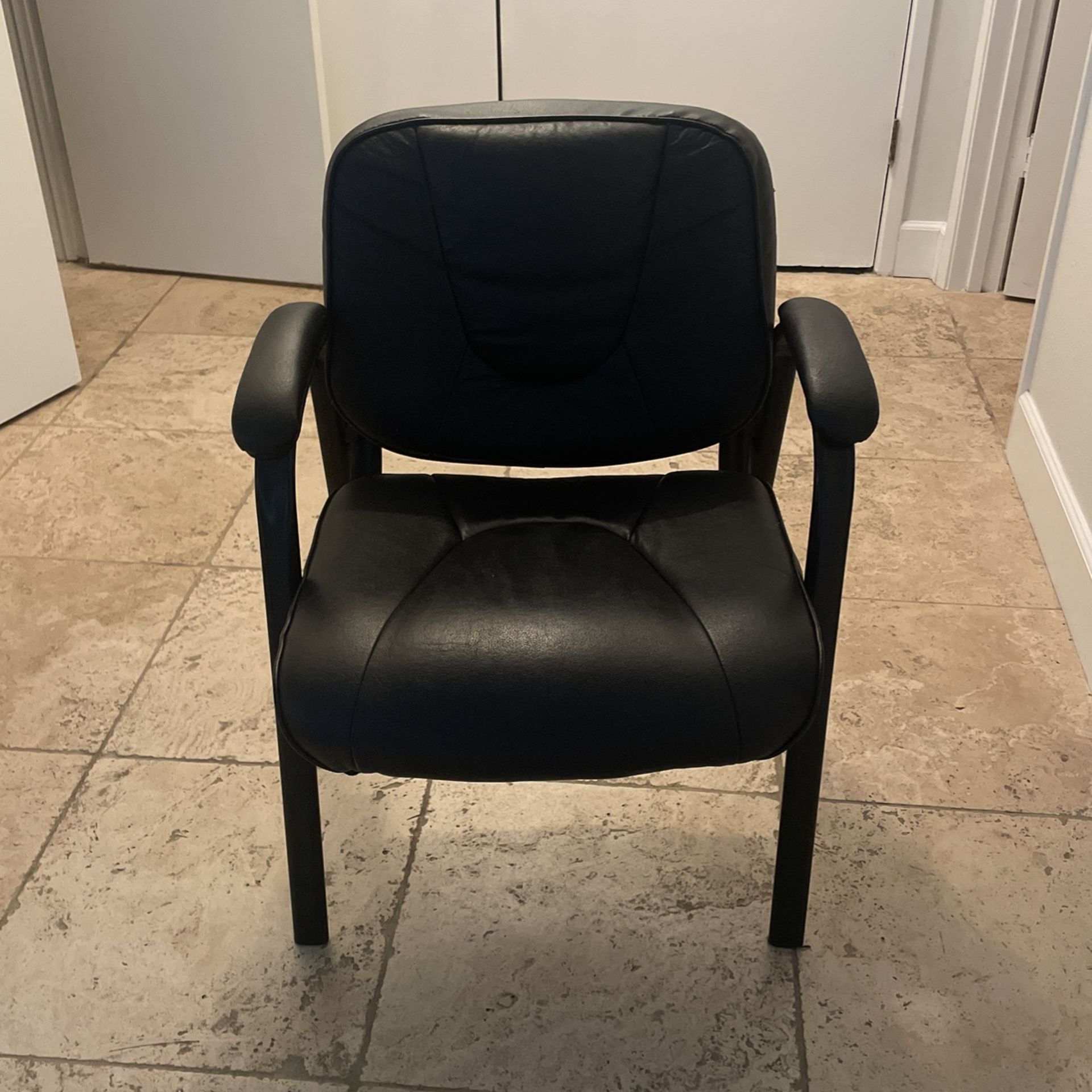 Black Leather Office Chair