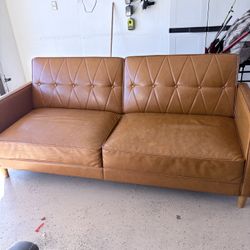 Leather Sofa Bed