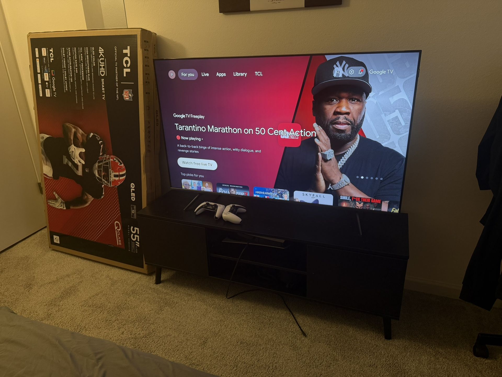 55 Inch TCL Q Class 4K UHD Smart TV