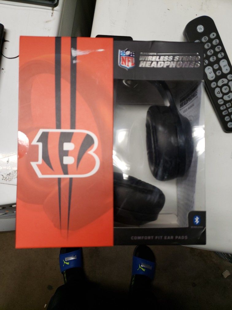 Nfl Bengals Wireless Headphones 