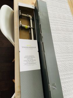 Industrial Style French Curtain Rod