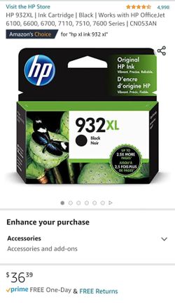HP 932XL | Ink Cartridge | Black | Works with HP OfficeJet