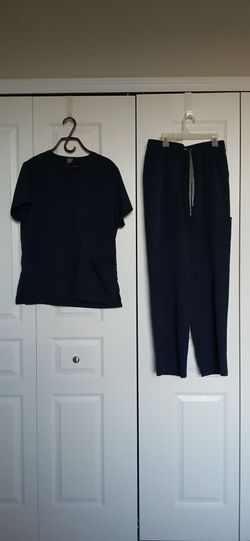 Navy Blue Scrub Set (Womens M)
