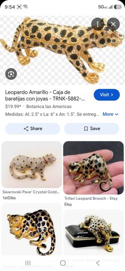 Tiger elephant crystal trinkets