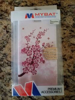 Bling Samsung Galaxy Nore 5 phone wallet case