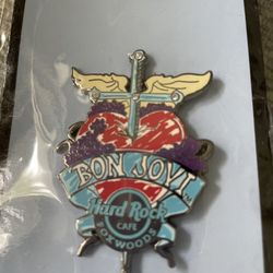 Hard Rock Cafe Foxwoods Bon Jovi Pin