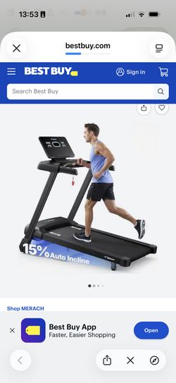 MERACH Folding Incline Treadmill