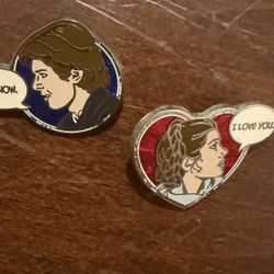 Star Wars Han and Leia Valentines 2016-Disney Pin 113240 Disney Han Solo Leia