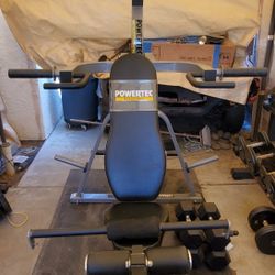 Powertec Leverage Machine With Leg Attachments 
