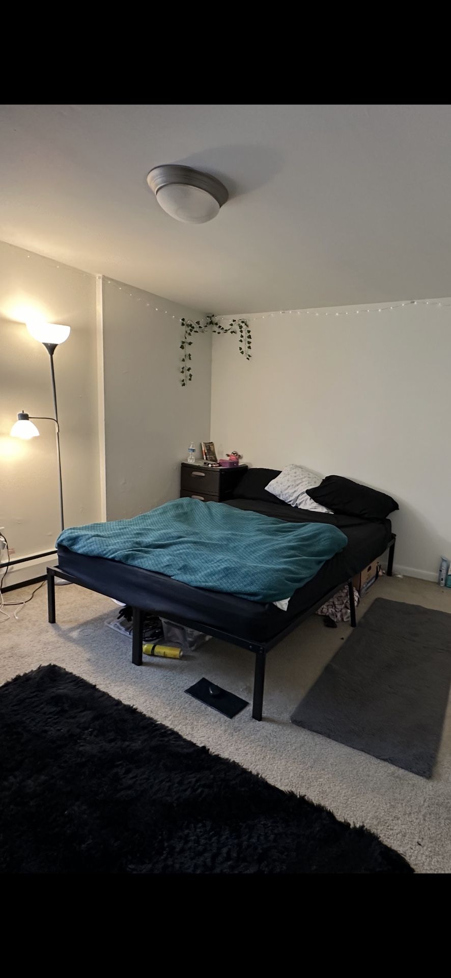 Queen Size Linenspa Hybrid Mattress + Bedframe
