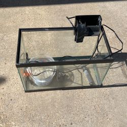 10 Gallon Fish Tank Plus Filter And Heater