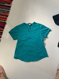 Scrubs Top Aqua
