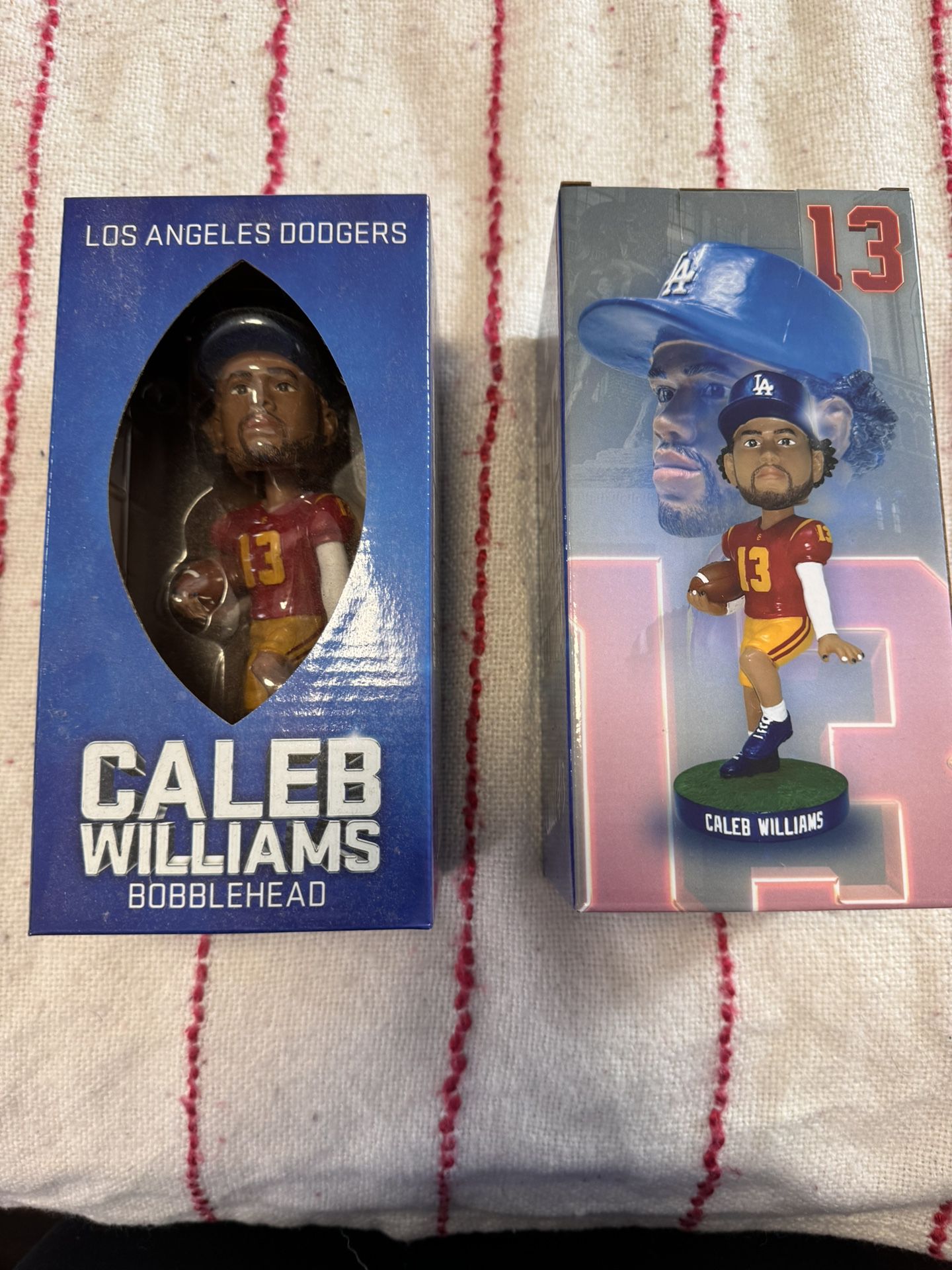 Caleb Williams Dodger Bobblehead