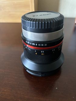 Samyang/Rokinnon Fujifilm Fuji 12mm F2.0 Prime Lens X Mount