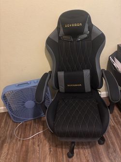 Seyabor Gaming Chair Black and Gray