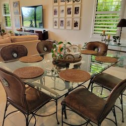 4 feet by 6 feet of glass table top only