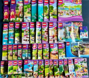 Large LEGO Friends Lot — 30+ Sets / Manuals / Sorted Pieces / Buildings / Vehicles