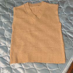 Sweater Vest | Vintage neck | Men Sleeveless Size S/M