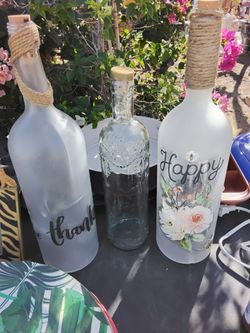 Set of 3 table decor