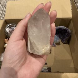 Chunky Clear Quartz Crystal  Point