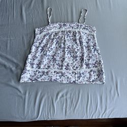 A&F Floral Adjustable Strap Tank
