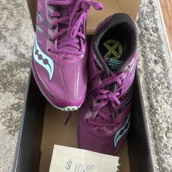 Saucony Running Cross Country Spike Shoes Without The Spikes $10.00