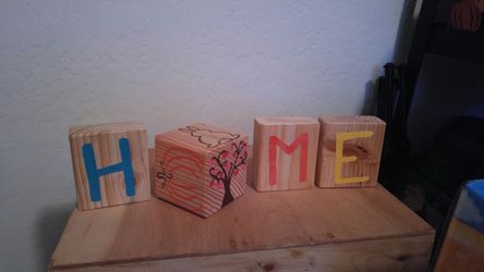 Handmade blocks