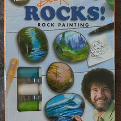 Bob Ross Rock's - Rock Painting
