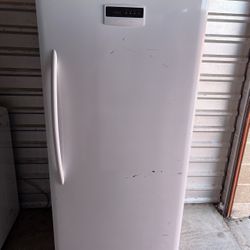 White Frigidaire Standing Freezer