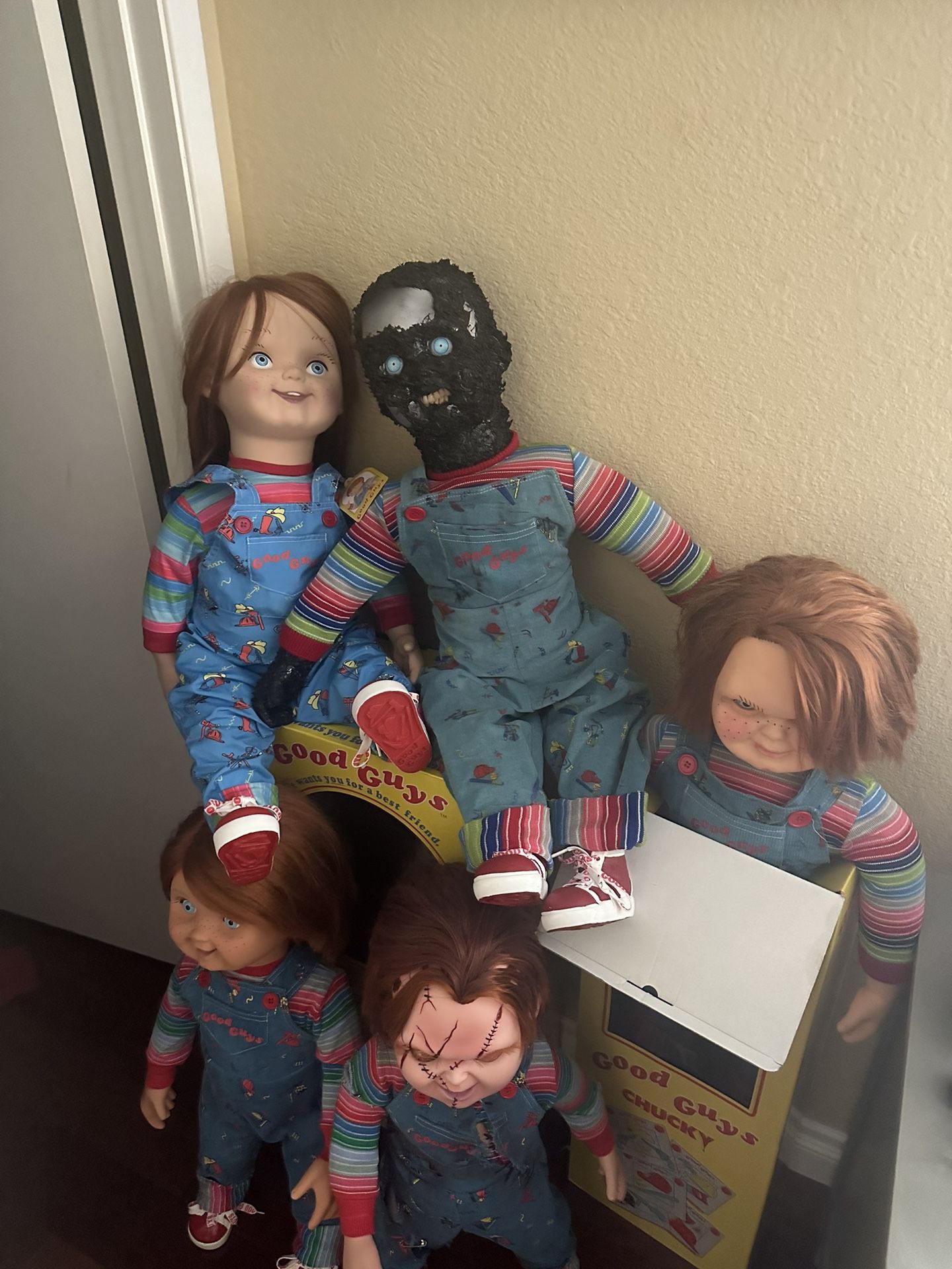 Burnt Chucky Doll