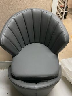 Chairs, TOPS ONLY, 13 gray pleather