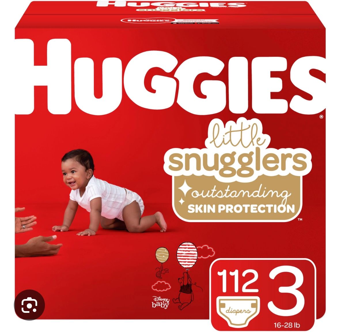 2 Packs Of Huggie Diapers 