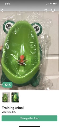 Training urinal