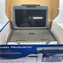 Power Acoustik PMD-143H 14.3” Ceiling Mount DVD Player LCD MobileLink Open Box