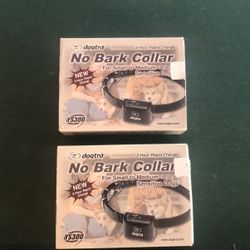 2 No Bark Collars
