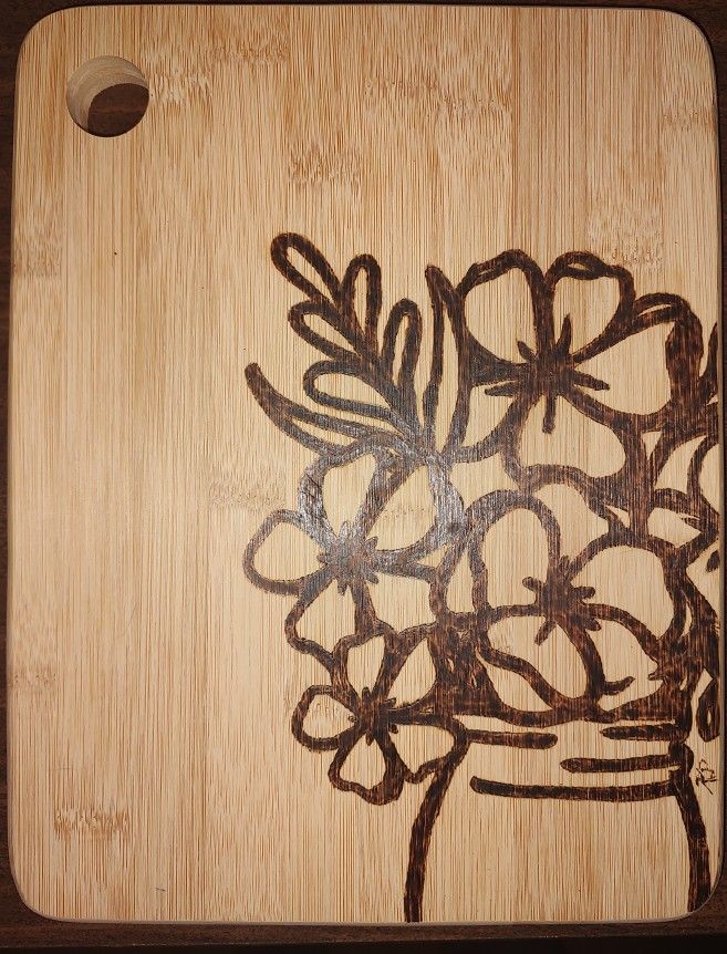 Wood Burned Cutting Board