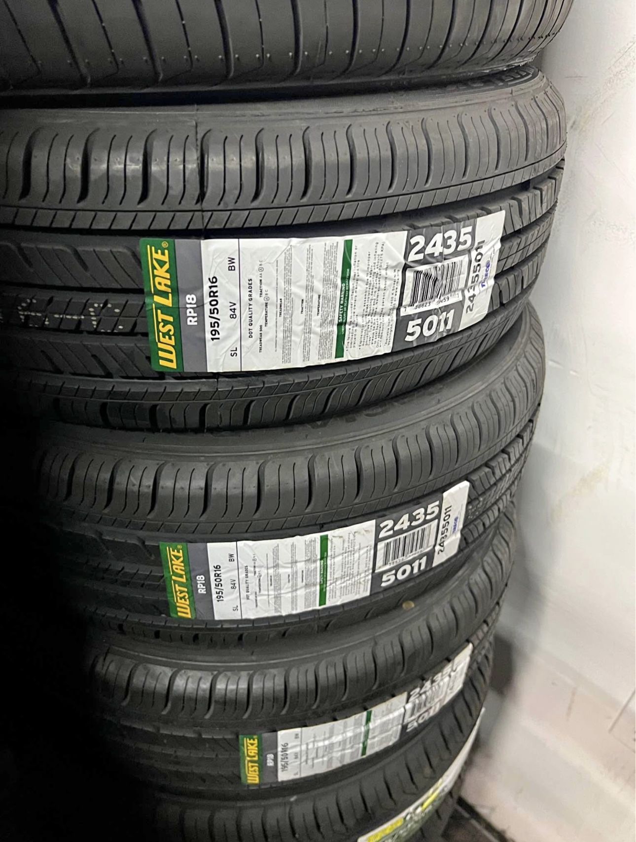 New Tires 195/50R16 Westlake RP18 For Sale, Free Alignment Inspection WE FINANCE