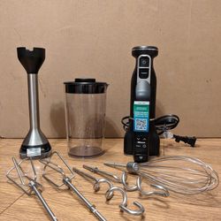 BRAND NEW - Ninja CI101 Foodi Power Mixer System, 750-Peak-Watt Hand Blender  and Hand Mixer Combo with Whisk, Beaters, Dough Hooks, 3-Cup Blending Ves  for Sale in Alexander, AR - OfferUp