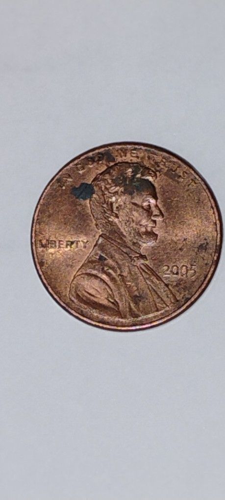2005 Penny No Mint Mark *ERROR* Closed AM.