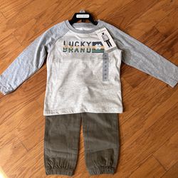 NWT Lucky Brand boys 2pcs outfit set size 3T