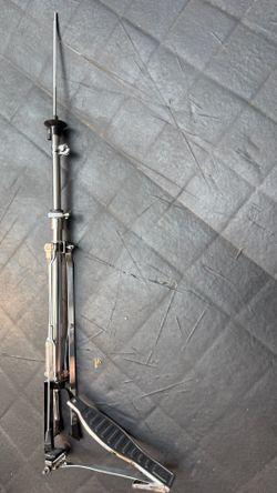 Vintage Single-Braced Hi-Hat Stand with Foot Pedal & Pull Rod