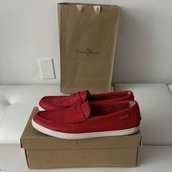 Cole Haan Red Leather Loafers – Men’s 13 – Clean